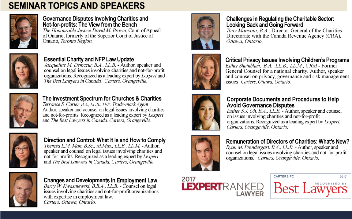 Topics and Speakers